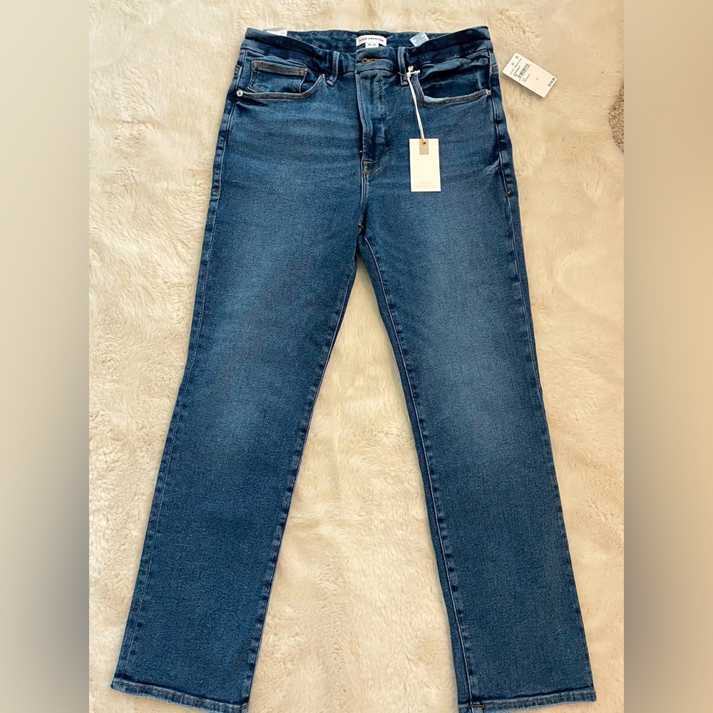 NWT Good American- Good Leg Straight jeans.